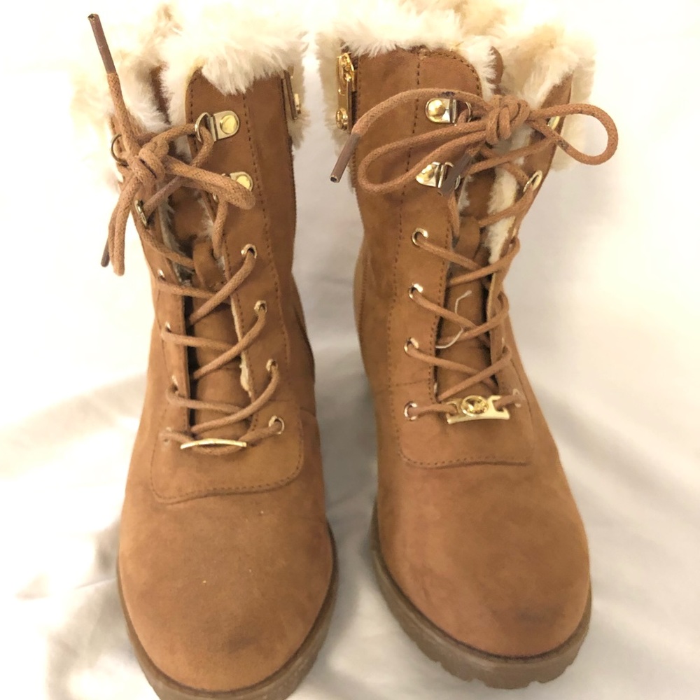 Girls Michael Kors fur lined boots